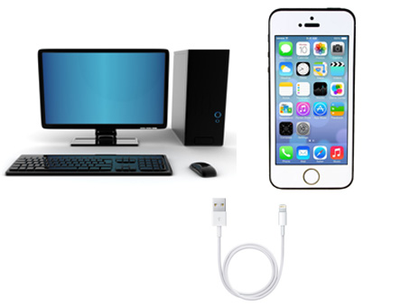 Подключите iPhone к компьютеру