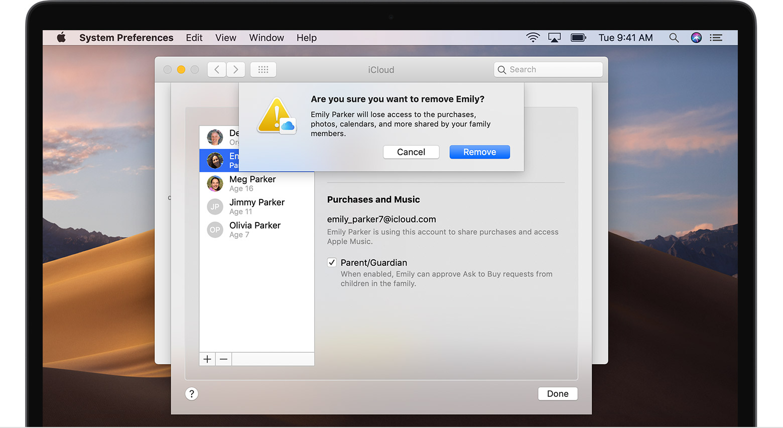Mac показывает